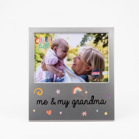 Cheerful Aluminium Photo Frame - Me & My Grandma